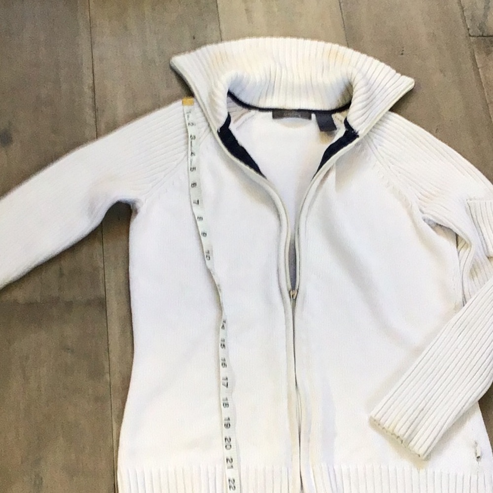 Liz Claiborne,  full zip sweater.